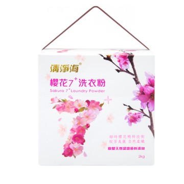 櫻花7+洗衣粉 6盒/組《清淨海》